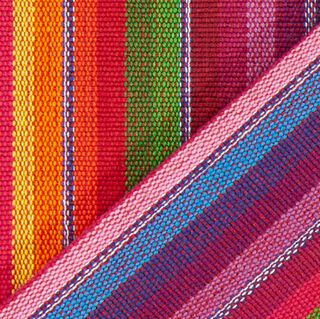 Geweven stof Sancho Pancho – rood, 