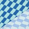 Softsweat golvende ruit| Poppy Fabrics – koningsblauw/ijsblauw,  thumbnail number 4