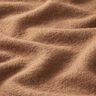Lichtgewicht gebreide stof van een viscose- en wolmix – mocca,  thumbnail number 2