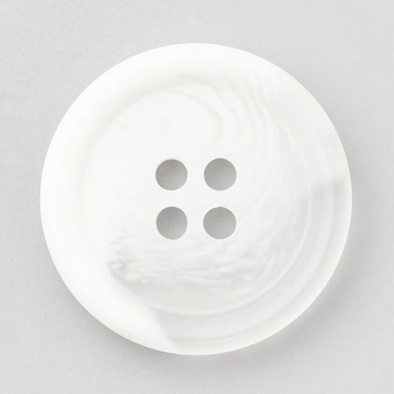4-gats knoop rond [Ø 25 mm] – wit,  image number 1