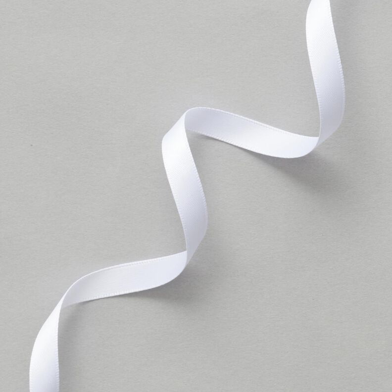 Satijnband [9 mm] – wit,  image number 3