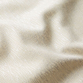 Kledingsjacquard glinsterende kronkelende lijnen – wit/zilver, 