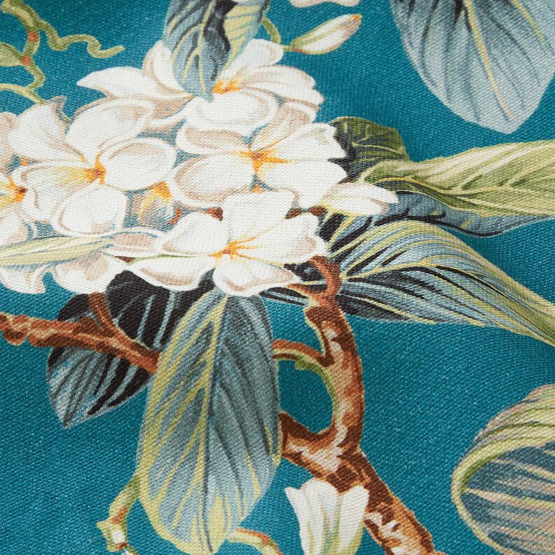 Decostof Canvas bloeiende boom – oceaanblauw,  image number 2
