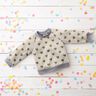 Jacquardjersey Glitterharten | Poppy Fabrics – natuur/goud metallic,  thumbnail number 6