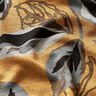 Viscosejersey grote herfstbladeren – currygeel/leigrijs,  thumbnail number 5