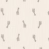 Mousseline/dubbel gehaakte stoffen Schattige giraffen – wit,  thumbnail number 1