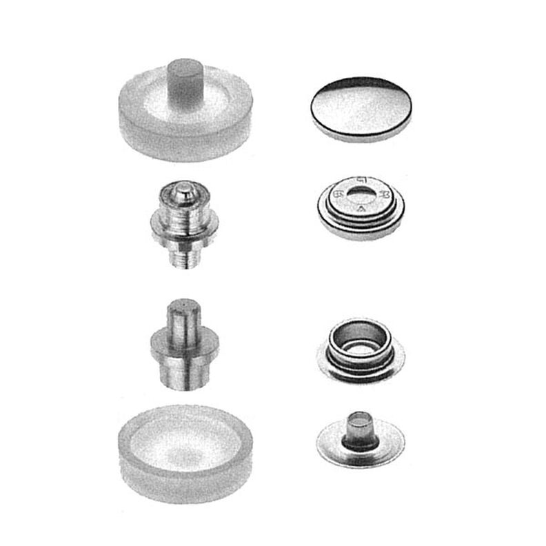 Drukknopen sport mini [Ø 13 mm] - zilver metalen| Prym,  image number 3