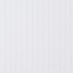 Chiffon dobby metallic krijtstreep – wit/zilver metallic, 