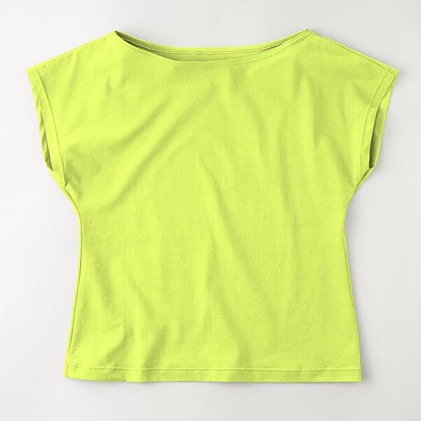 Lichtgewicht sport piqué jersey – neongeel, image number 5