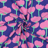 LENZING™ ECOVERO™ viscosestof Poppies | Nerida Hansen – marineblauw/pink,  thumbnail number 3