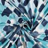 Viscosejersey Ikat-motief – hemelsblauw/nachtblauw,  thumbnail number 3