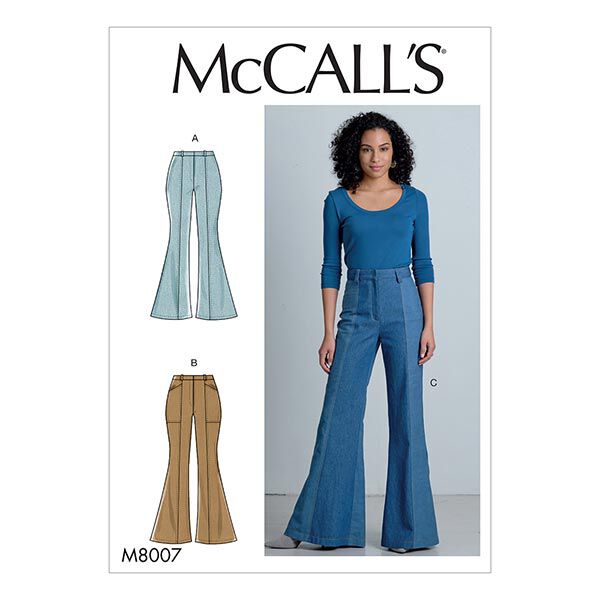 Broek met wijde pijpen, McCall´s 8007| 32-40, image number 1