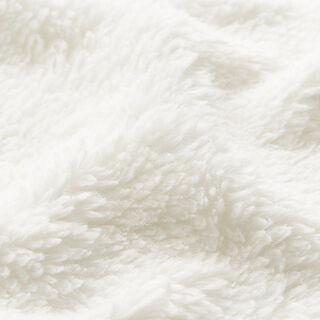 Katoen sherpa effen – ecru, 