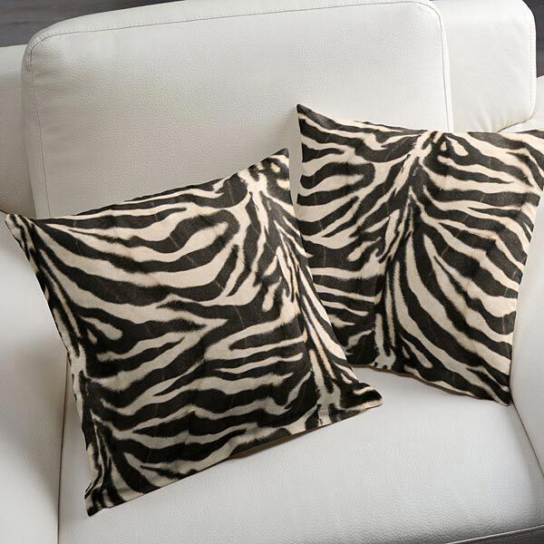 Kunstvacht zebra – creme/zwart,  image number 5