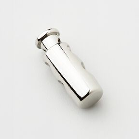 Koordstopper metaal [Doorgang: 3 mm] – zilver metallic, 