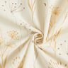 Decostof Half panama Gedroogde bloemen – lichtbeige,  thumbnail number 3