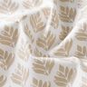 Gecoate katoen abstracte vakken – wit/cashew,  thumbnail number 2