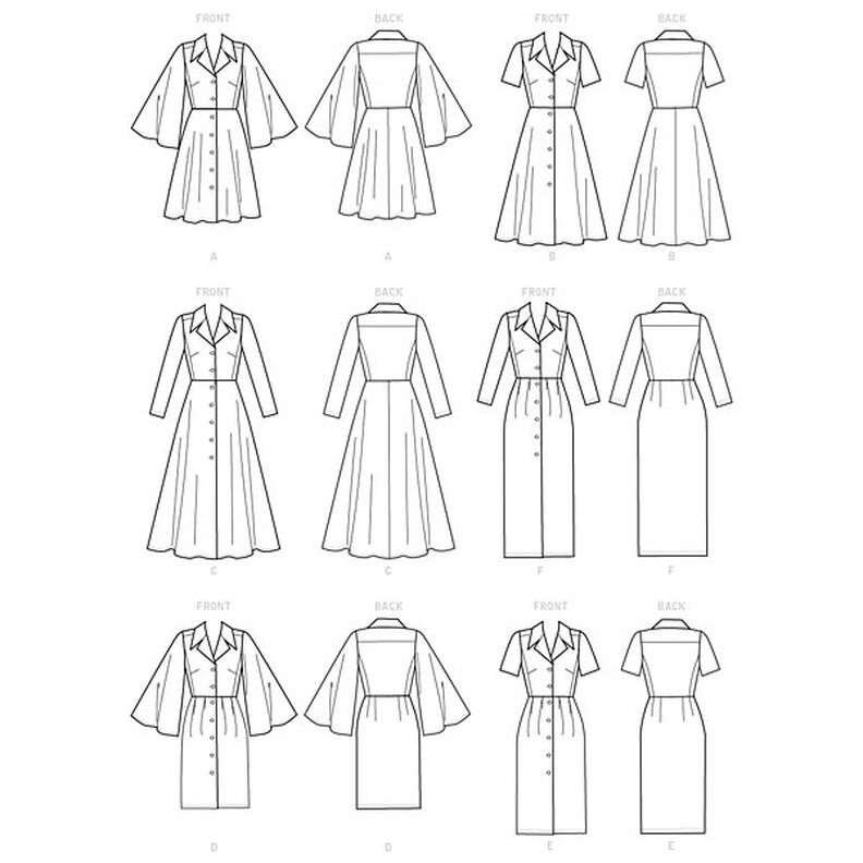 Jurk, Vogue 9345 | 32 - 40,  image number 11
