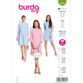 Jurk | Burda 5804 | 34-48, 