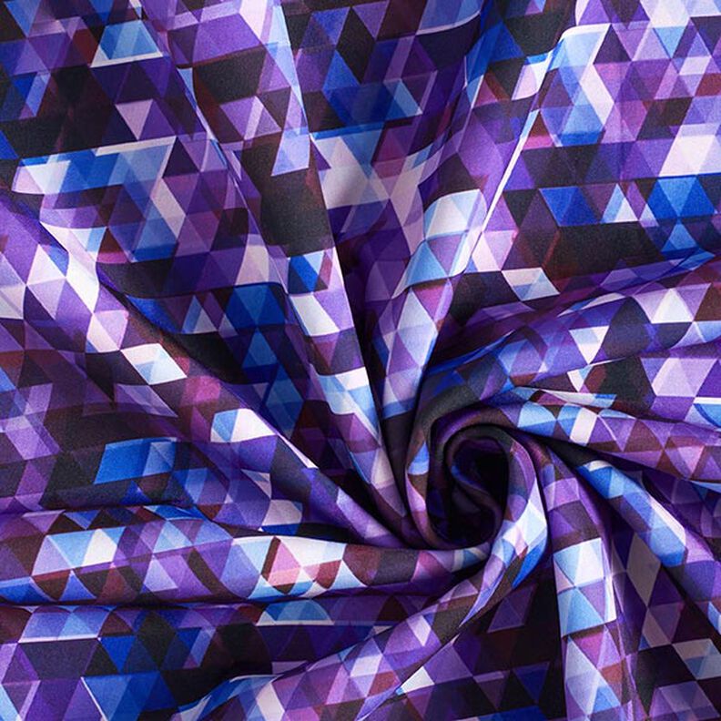 Softshell kleurrijke driehoeken Digitaal printen – druif,  image number 4