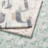 Decostof Half panama artistieke bogen – lichtbeige/grijs,  thumbnail number 5