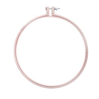 Borduurring [ Ø 20,3 cm ] | Rico Design – oudroze, 