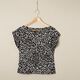 Viscose jersey druppels – zwart/wit,  thumbnail number 7