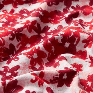 GOTS katoenjersey vlinders & bloemen | Tula – roze, 