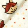 Gezellige fleece Doubleface Vriendelijke vossen – ecru/bruin,  thumbnail number 4
