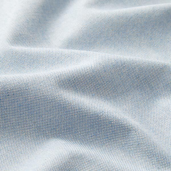 Decostof half panama Chambray gerecycled – lichtblauw/natuur,  image number 2