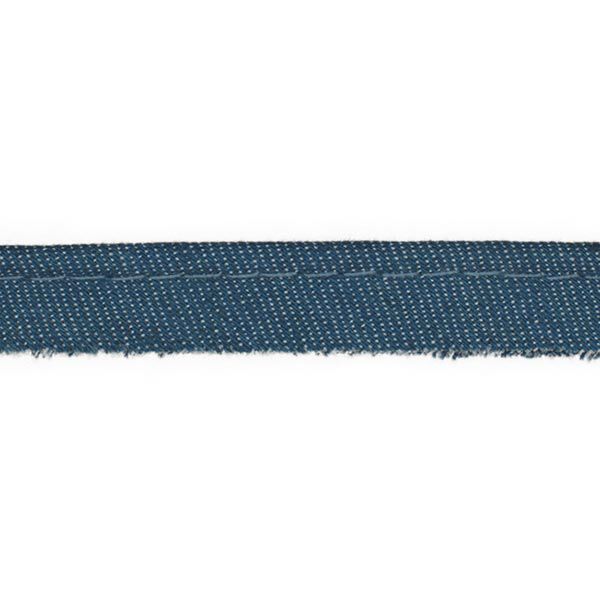 Paspelband jeans [ 10 mm ] – marineblauw,  image number 1
