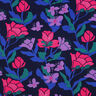 LENZING™ ECOVERO™ viscosestof Amira Floral | Nerida Hansen – nachtblauw/intens roze,  thumbnail number 1