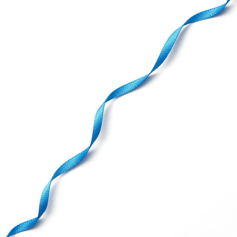 Satijnband [3 mm] – blauw,  image number 2
