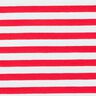 Katoenjersey brede strepen – rood/wit,  thumbnail number 1