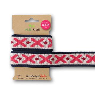 GOTS Biologische boordstof STRIPE ME ICON [200 cm | 3,5 cm] | Albstoffe | Hamburger Liebe, 