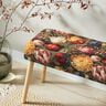 Decoratiefluweel Pioenroos – kaki/donkerrood,  thumbnail number 7
