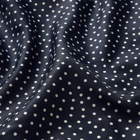 Voeringstof Polkadots – marineblauw, 