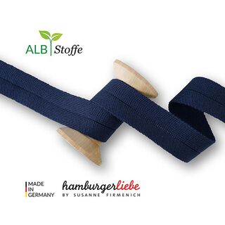 Bio boordstrook Edge Me [ 3,2 cm ] | Albstoffe – marineblauw, 