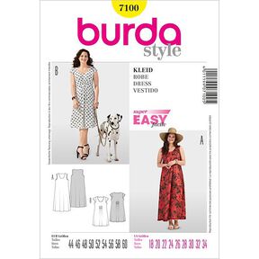 Zomerjurk, Burda 7100, 