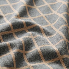Romaniet jersey ruiten – grijs/beige, 