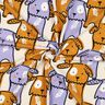 Katoenjersey Honden met hangoren | Poppy Fabrics – ecru,  thumbnail number 3