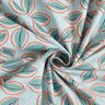Katoenen stof Cretonne artistieke bladeren – eucalyptus,  thumbnail number 3