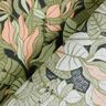 Katoenen stof Cretonne Tropische bladeren – zwart/groen,  thumbnail number 3