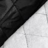 Gewatteerde voering Rhombus – zwart,  thumbnail number 5