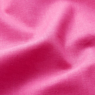 Katoen-linnen-mix effen – pink, 