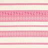 Katoenen stof ruitenpatroon – ecru/pink,  thumbnail number 1