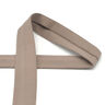 Biasband Katoenjersey [20 mm] – donkertaupe,  thumbnail number 1