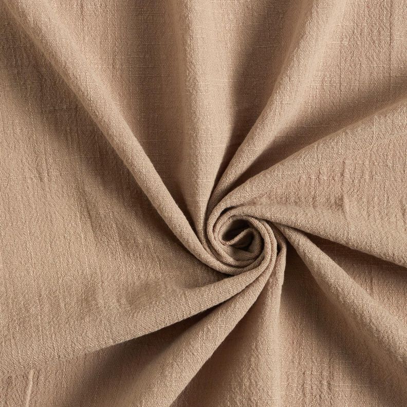 Katoenen stof linnenlook – duingeel,  image number 1
