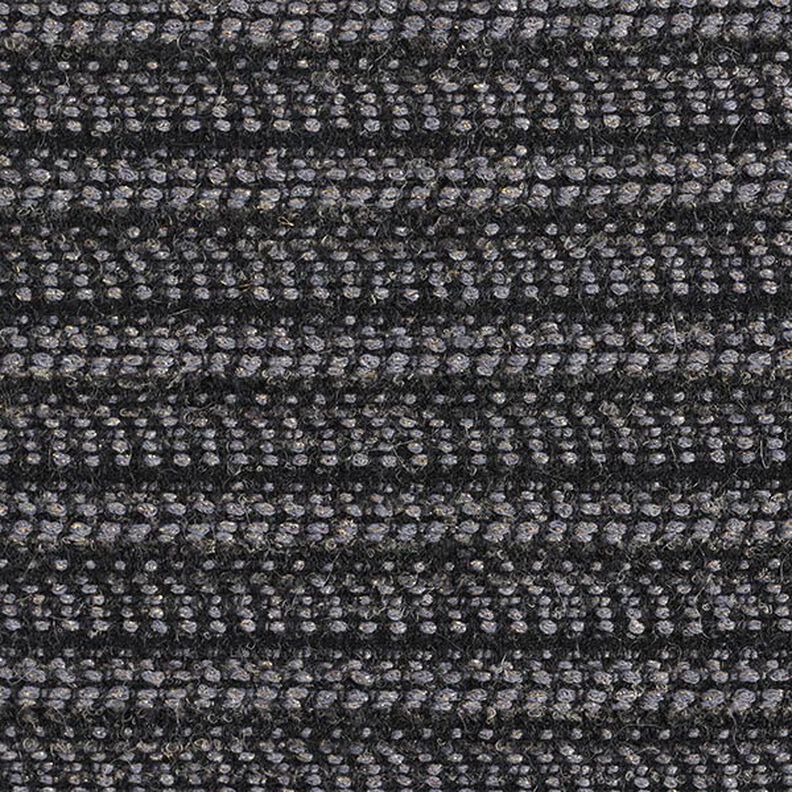 Mantelstof scheerwolmix Lurex melange – anthraciet,  image number 1