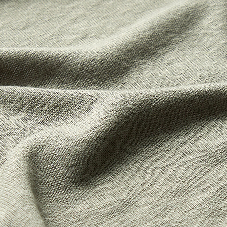 Fijngebreid viscose-linnen-mix – riet, image number 2